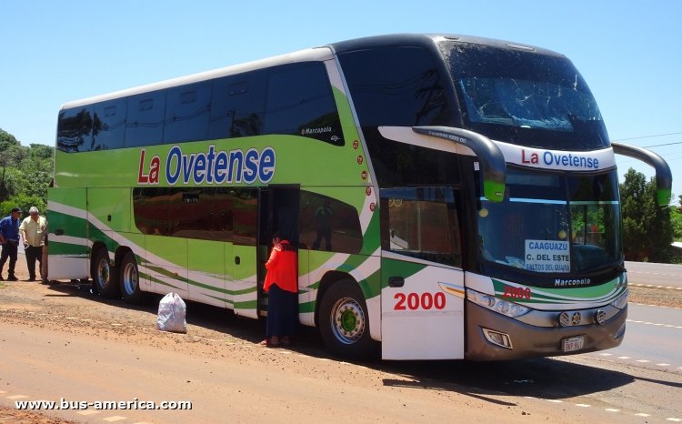 Scania K - Marcopolo G7 Paradiso 1800 DD (en Paraguay) - La Ovetense
BKP841
[url=https://galeria.bus-america.com/displayimage.php?pid=46091]https://galeria.bus-america.com/displayimage.php?pid=46091[/url]

La Ovetense, unidad 2000
