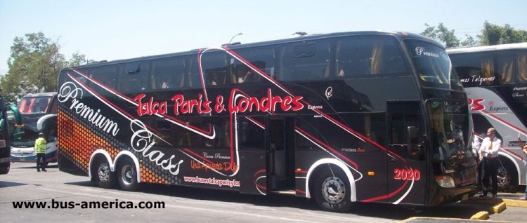 Scania K - Modasa Zeus (en Chile) - Talca París & Londres
