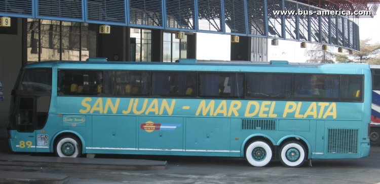 Scania K 113 - Busscar Jum Bus 400 (en Argentina) - San Juan-Mar Del Plata
Attes. San Juan-Mar del Plata, interno 89
