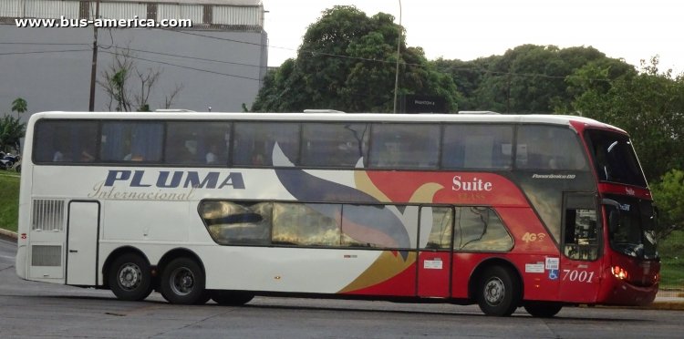 Scania K 124 IB - Busscar Panorámico DD - Pluma
ANE-9678
[url=https://bus-america.com/galeria/displayimage.php?pid=49961]https://bus-america.com/galeria/displayimage.php?pid=49961[/url]

Linha internacional entre Brasil & Paraguai
Pluma, unidad 7001
