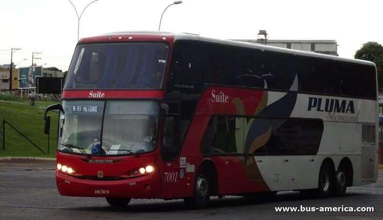 Scania K 124 IB - Busscar Panorámico DD - Pluma
ANE-9678
[url=https://bus-america.com/galeria/displayimage.php?pid=49960]https://bus-america.com/galeria/displayimage.php?pid=49960[/url]

Linha internacional entre Brasil & Paraguai
Pluma, unidad 7001
