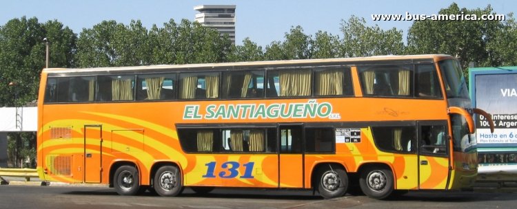 Mercedes-Benz O-400 RSD - J.Troyano Elegance - El Santiagueño
El Santiagueño, interno 131 (ex 20 de Junio)
