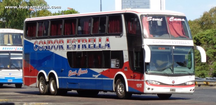 Scania K 124 IB - Marcapolo Paradiso G8 1800 DD (en Argentina) - Condor Estrella
HYQ033

Condor Estrella, interno 1517
