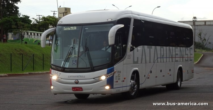 Scania K 340 IB - Marcopolo G7 Paradiso 1050 - Catarinense
MJY-7235
[url=https://bus-america.com/galeria/displayimage.php?pid=48033]https://bus-america.com/galeria/displayimage.php?pid=48033[/url]

Catarinense, unidad 3357
