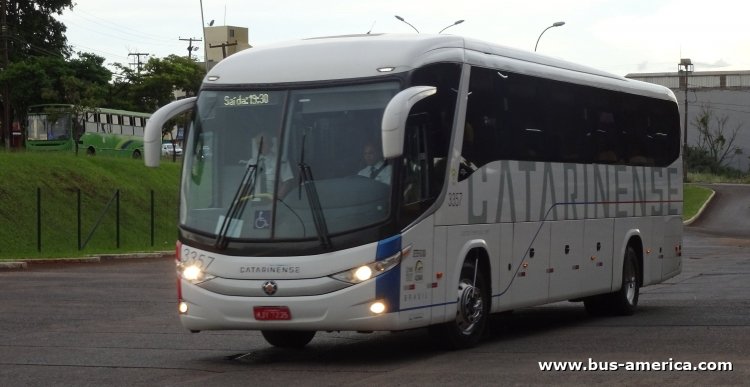Scania K 340 IB - Marcopolo G7 Paradiso 1050 - Catarinense
MJY-7235
[url=https://bus-america.com/galeria/displayimage.php?pid=48033]https://bus-america.com/galeria/displayimage.php?pid=48033[/url]

Catarinense, unidad 3357
