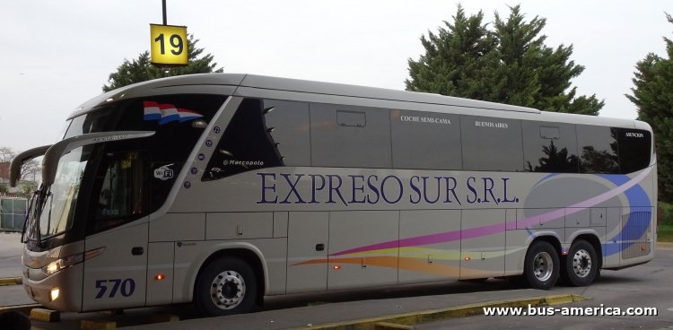 Scania K 360 IB- Marcopolo G7 Paradiso 1350 (para Paraguay) - Exp. Sur
HBT 135
[url=https://bus-america.com/galeria/displayimage.php?pid=44927]https://bus-america.com/galeria/displayimage.php?pid=44927[/url]
[url=https://bus-america.com/galeria/displayimage.php?pid=45795]https://bus-america.com/galeria/displayimage.php?pid=45795[/url]

Exp. Del Sur, interno 570


Archivo posteado originalmente en diciembre de 2018
