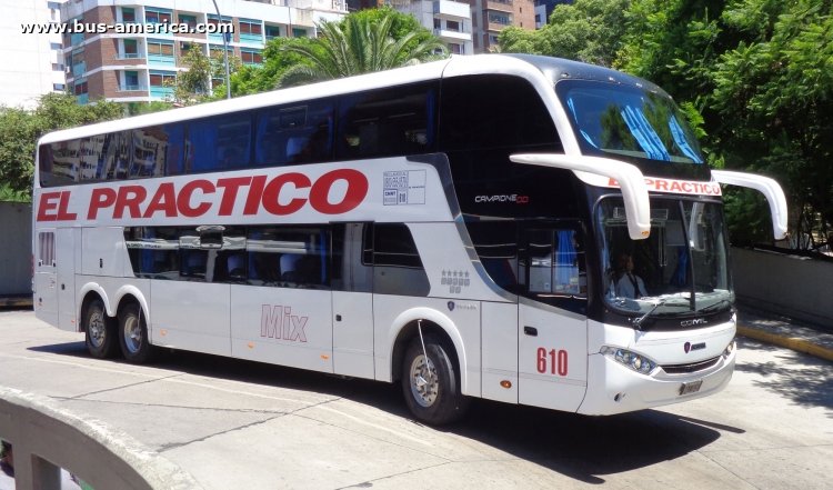 Scania K 380 - Comil Campione DD (en Argentina) - El Práctico
NAJ619

El Práctico, interno 610 (Mix)
