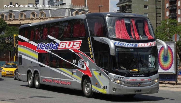 Scania K 380 - Marcopolo Paradiso G7 1800 DD (en Argentina) - Flecha Bus
NIL 261

Flecha Bus, interno 9993
