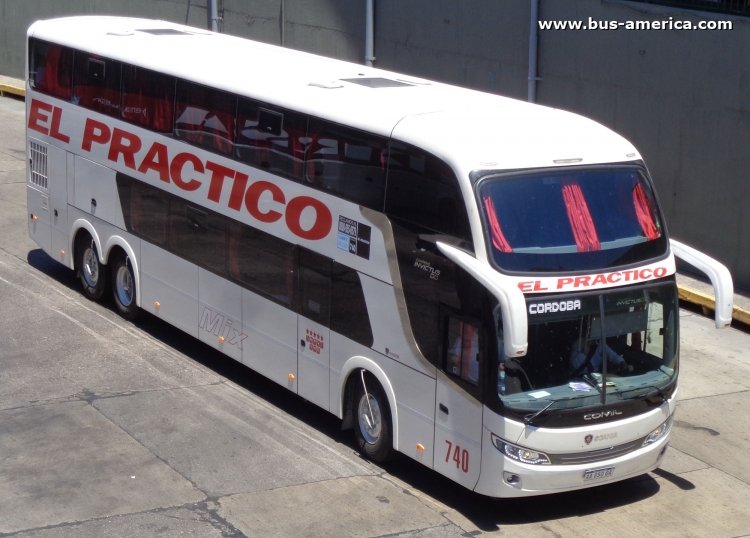 Scania K 400 B - Comil Campione Invictus DD (en Argentina) - El Práctico
AA850OA

El Práctico, interno 740 (Mix)
