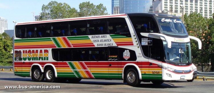 Scania K 400 B - Marcopolo Paradiso G7 1800 DD (en Argentina) - Plusmar
AA576YA

Plusmar, interno 3098
