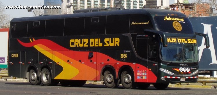 Scania K 410 - Comil Campione HD (para Perú) - Cruz del Sur
C1A958

Cruz del Sur, unidad 3036
