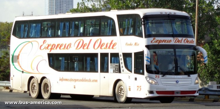 Scania K 410 - J.Troyano Calixto - Exp. del Oeste
MVJ 193
[url=https://bus-america.com/galeria/displayimage.php?pid=58272]https://bus-america.com/galeria/displayimage.php?pid=58272[/url]

Expreso del Oeste, interno 75
