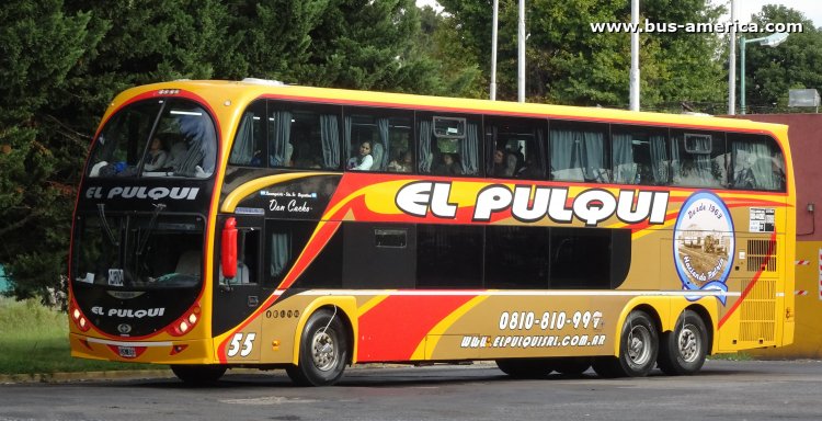 Scania K 410 - Metalsur Starbus 2 405 - El Pulqui
OZK 495
[url=https://bus-america.com/galeria/displayimage.php?pid=50551]https://bus-america.com/galeria/displayimage.php?pid=50551[/url]

El Pulqui, interno 55
