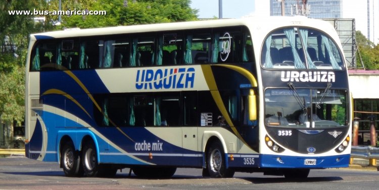 Scania K 410 - Metalsur Starbus 2 405 - Gral. Urquiza
PKJ718

Gral. Urquiza, interno 3535
