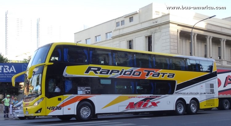 Scania K 410 - Metalsur Starbus 3 - Rápido Tata
AA309CN

Rápido Tata (San José), interno 4936
