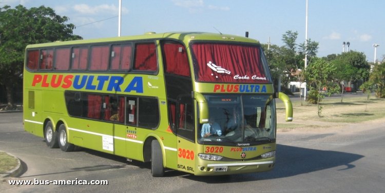 Scania K - Marcopolo Paradiso G6 1800 DD (en Argentina) - Plus Ultra
FLF750

PlusUltra (SITA), interno 3020
