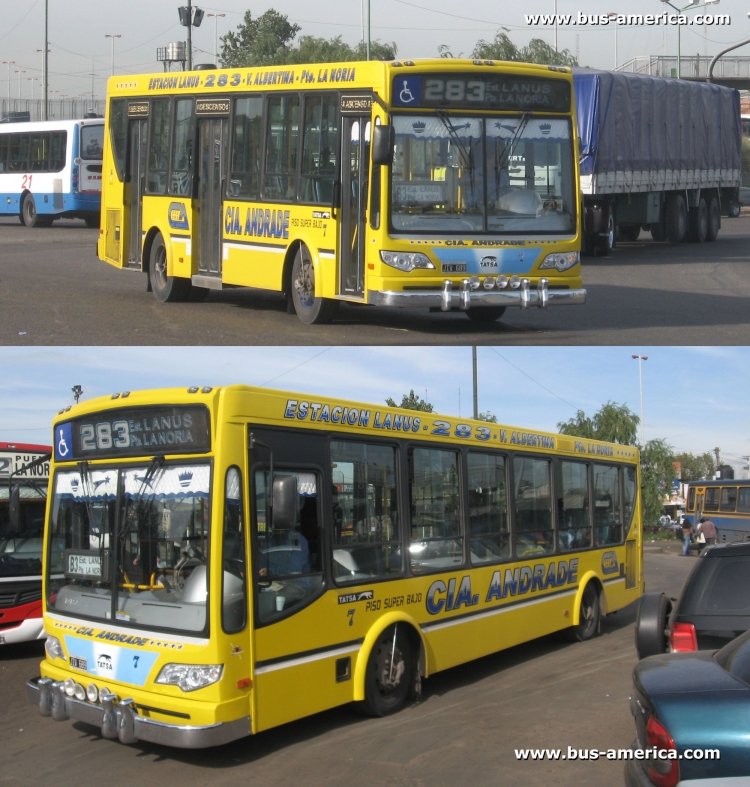 TATSA Puma D 9.8 - Cía. Andrade
JIV689

Línea 283 (Prov. de Buenos Aires), interno 7
