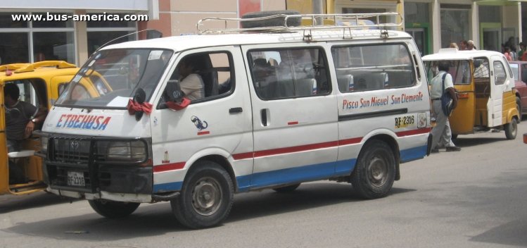 Toyota Hiace (en Perú) - ETBEHUSA 
RF-2316
