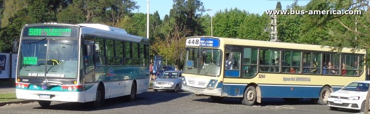 Volksbus 19.190 OD - Nuovobus Menghi - La Primera de Malvinas Argentinas
AB631VZ [1º]

Línea 501 (Pdo. Malvinas Argentinas - con tránsito provincial de Bs.As.) [1º]
Línea 448 (prov. Buenos Aires), interno 3206 [2º]

[Datos de izquierda a derecha]
