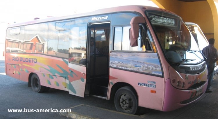 Volkswagen 9-150 OD - Busscar Micruss (en Chile) - Río Pudeto
WE6525
