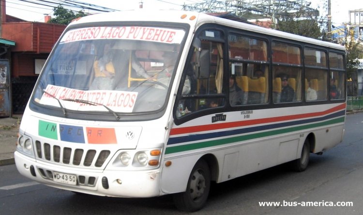 Volkswagen 9-150 OD - Inrecar Capricornio 2 - Expreso Lago Puyehue
XD4350
