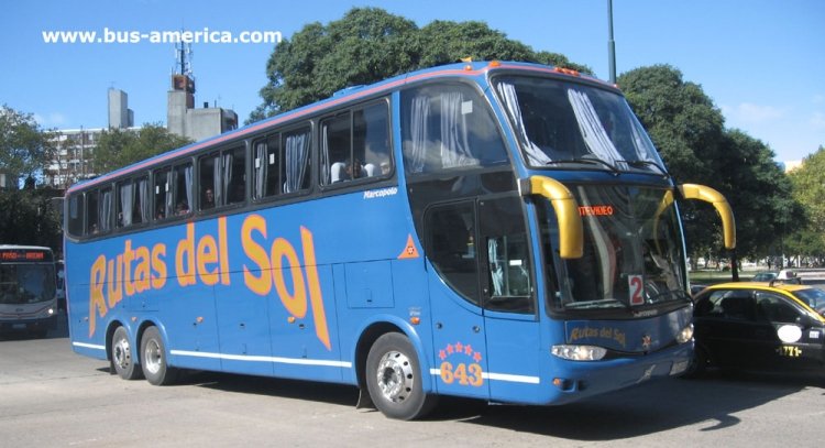 Volvo - Marcopolo Paradiso 1550 LD G6 (en Uruguay) - Rutas Del Sol
CTI1126
