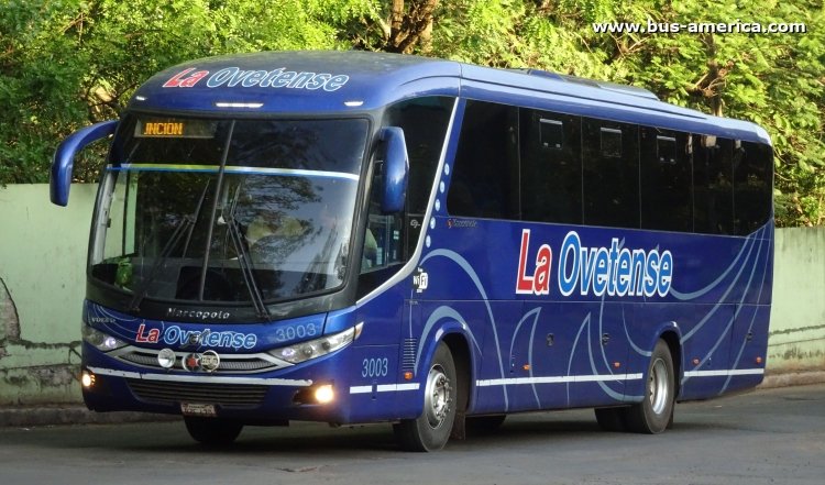 Volvo B - Marcopolo G7 Paradiso 1050 (en Paraguay) - La Ovetense
BZF470

La Ovetense, unidad 3003

