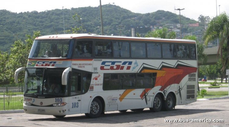 Volvo B12B - Marcopolo Paradiso GV 1800 DD (para Uruguay) - EGA
CTI1009

E.G.A. interno 103
