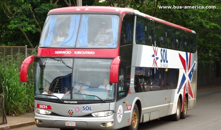 Volvo B12R - Marcopolo G6 Paradiso 1800 DD (en Paraguay) - Sol del Paraguay
HAF 674

Linea internacional entre Paraguay & Brasil
Sol, unidad 501




Archivo originalmente posteado en marzo de 2018
