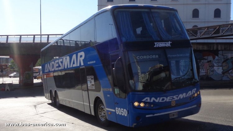 Volvo B12R - Busscar Panorámico DD (en Argentina) - Andesmar Tramat
HDU866

Andesmar (Tramat), interno 6050
