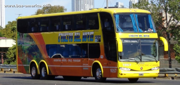 Volvo B12R - Marcopolo Paradiso G6 1800 DD (en Argentina) - Crucero del Norte
JET372

Crucero del Norte, interno 1057
