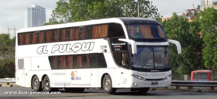 Volvo B430R - Comil Campione DD (en Argentina) - El Pulqui
OHO623

El Pulqui (La Tostadense), interno 53
