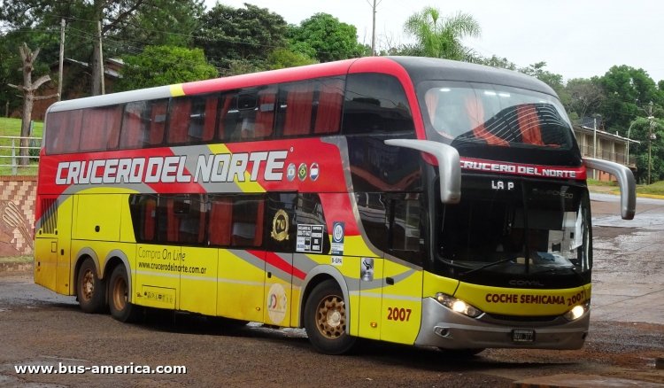 Volvo B430R - Comil Campione DD (en Argentina) - Crucero del Norte
NVU 377
[url=https://bus-america.com/galeria/displayimage.php?pid=49202]https://bus-america.com/galeria/displayimage.php?pid=49202[/url]

Crucero del Norte, interno 2700
