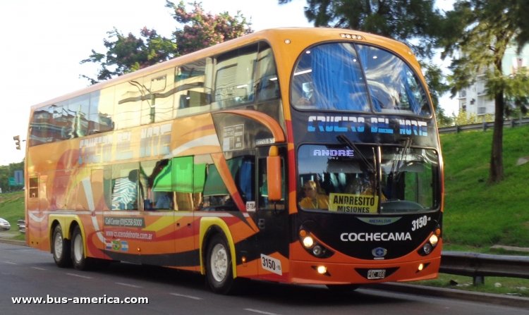 Volvo B430R - Metalsur Starbus 2 405 - Crucero del Norte
PDC044

Crucero del Norte, interno 3150

