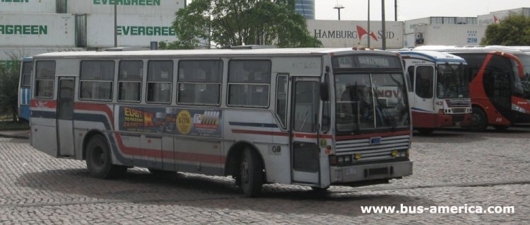 Volvo B58E - Caio Vitoria (en Uruguay) - C.O.E.T.C.
AJA551
(unidad que mantiene el corte de pintura de CODET, fusionada en COETC)
