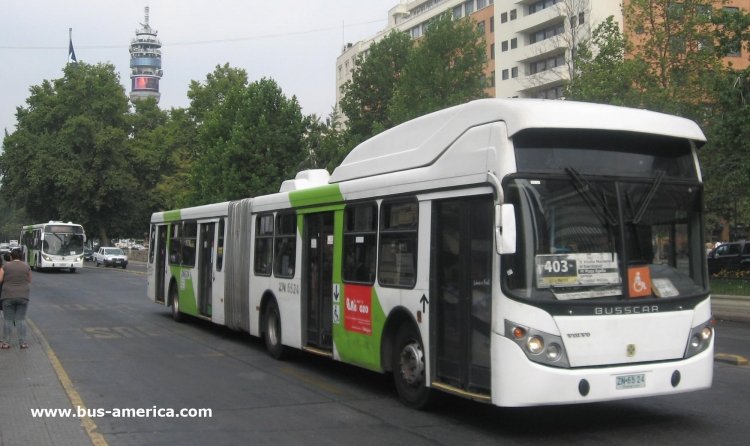 Volvo B9 SALF - Busscar Urbanuss (en Chile) - Transantiago
ZN6524
