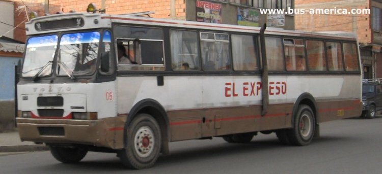 Volvo F7 - VBK (en Bolivia) - El Expreso
 BB57-65, ESTE TIENE LA TROMPA DEL MARCOPOLO 
