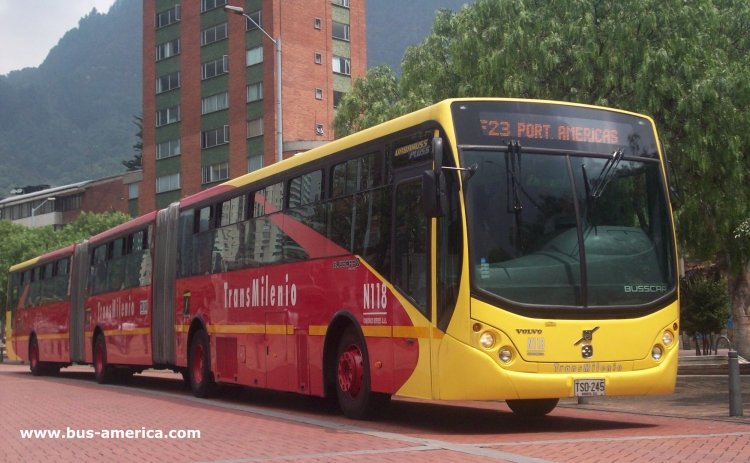 Volvo B12M - Busscar Urbanuss Pluss S3 - TransMilenio , Consorcio Express
TSO245
