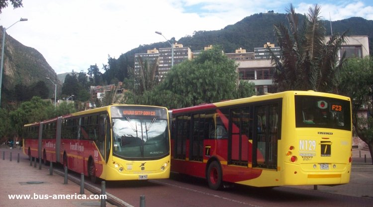 Volvo B12M - Busscar Urbanuss Pluss S3 - TransMilenio , Consorcio Express
TUN214
