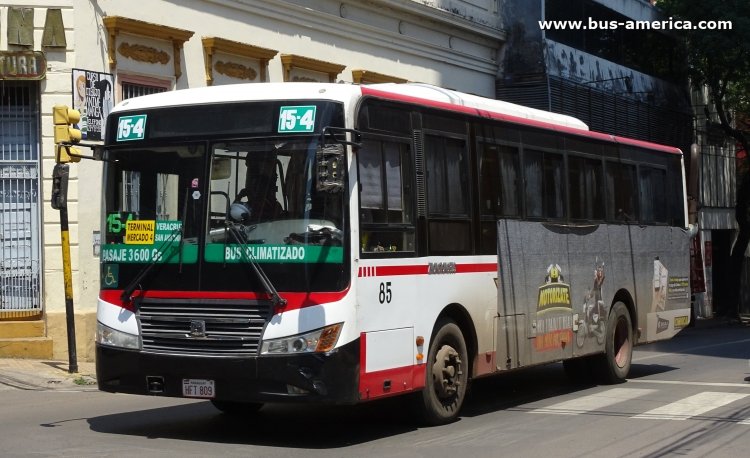 Zhong Tong Bus Sunny LCK6109DG (en Paraguay) - Automotores Guaraní
HFT 809

Línea 15-4 (Asunción), unidad 85
