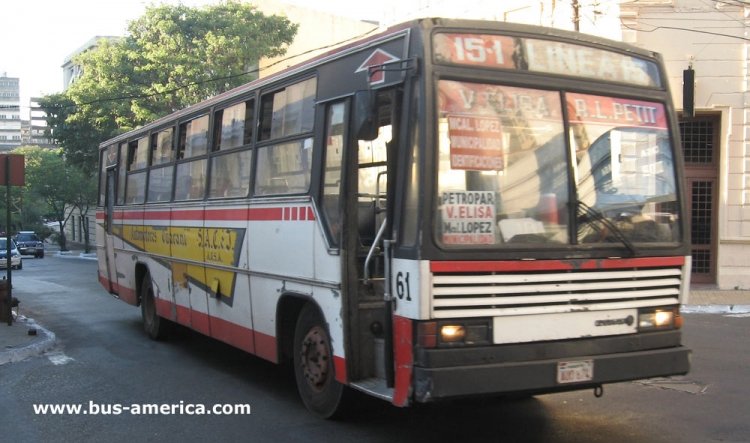 Mercedes-Benz OF 1318 - CAIO Vitoria (en Paraguay) - Automotores Guarani
¿AUO874?
