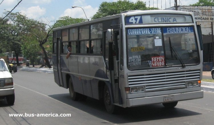 Mercedes-Benz OF 1115 - CAIO Vitoria (en Paraguay) - AG
ALN 790

Línea 47 (Asunción), unidad 4752
