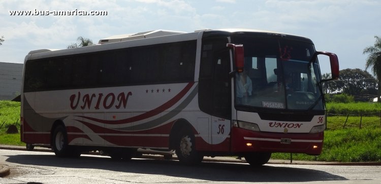 Busscar El Buss 340 (en Argentina) - Unión
FBS 484

Unión (Prov. Misiones), interno 56



Archivo originamente posteado en mayo 2019

