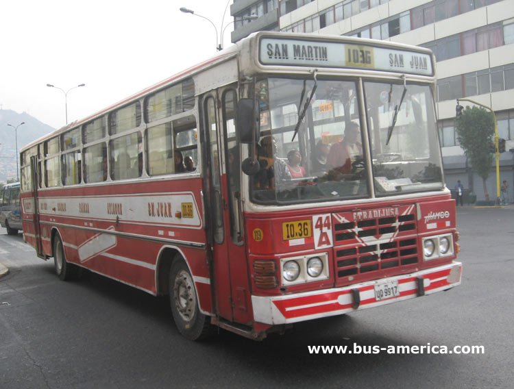 Mercedes-Benz OF 1313 - Thamco (en Perú) - ETRADIJUSA
UQ9917
Sobre Thamco se puede ver una nota en 
http://www.milbus.com.br/revista_portal/revista_cont.asp?2768
