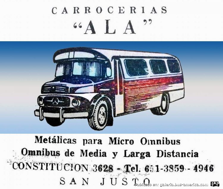 CARROCERIAS ALA BUENOS AIRES ARGENTINA
PROPAGANDA DE ALA REVISTA EL TRANSPORTISTA 1973
COLOREADA Y ARREGLADA POR JAR2000
COLECCION JAR2000
Palabras clave: URBANO