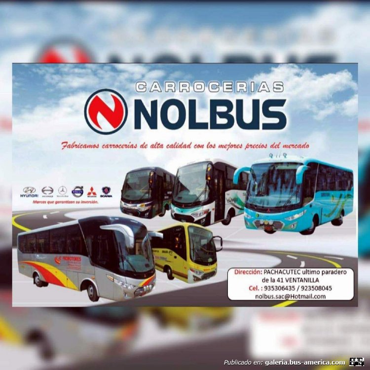 CARROCERIAS NOLBUS PERU
FOLLETO DE FABRICA NOLBUS
COLECCION JAR2000
Palabras clave: MINIBUS