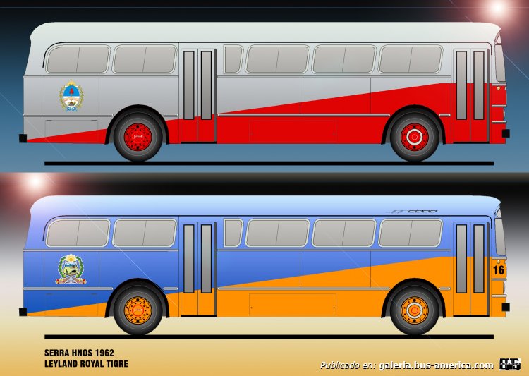 CARROCERIAS SERRA HNOS BUIENOS AIRES
GRAFICAS BASADAS EN UN DIBUJO DE ANIBAL TRASMONTE
PASADO A CAD JAR2000
Palabras clave: URBANO