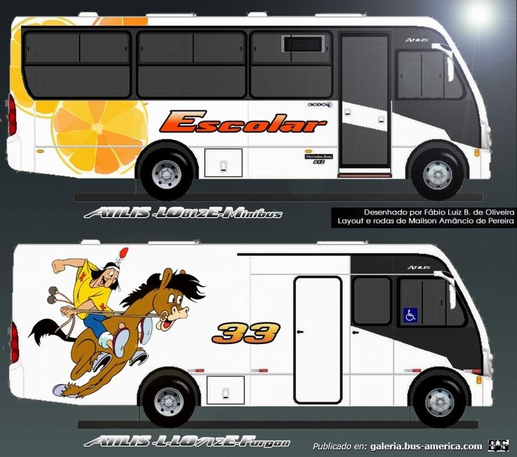 CAIO ATILIS
DIBUJOS DE FABIO LUIS O, DE OLIVEIRA
GRAFICA JAR2000
Palabras clave: MINIBUS