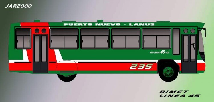 LINEA 45
CARROCERIA BIMET BUENOS AIRES
Palabras clave: URBANO