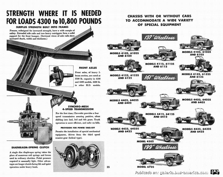 CHEVROLET
PARTE DEL FOLLETO DE 1947-1953
Palabras clave: FO